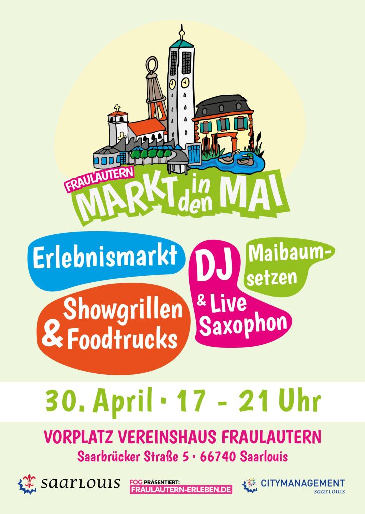 Poster Markt in den Mai
