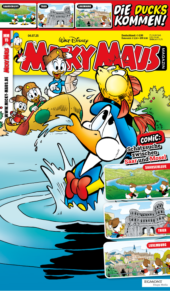 DONALD DUCK unterwegs im Saarland
