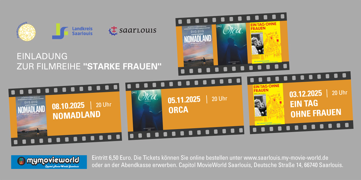 Kinofilmreihe „Starke Frauen“ startet am 8. Oktober