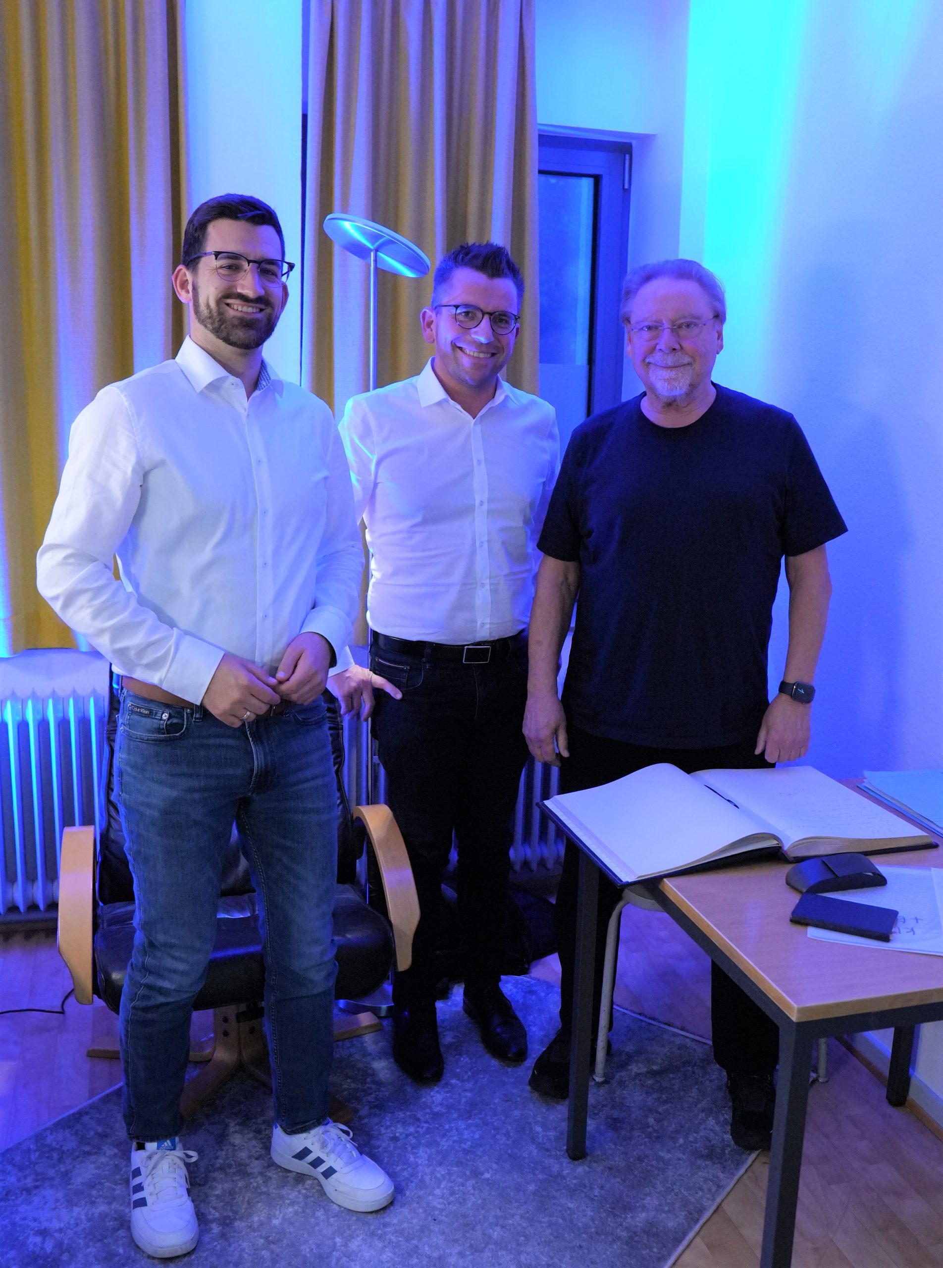 Oberbürgermeister Marc Speicher und Bürgermeister Carsten Quirin