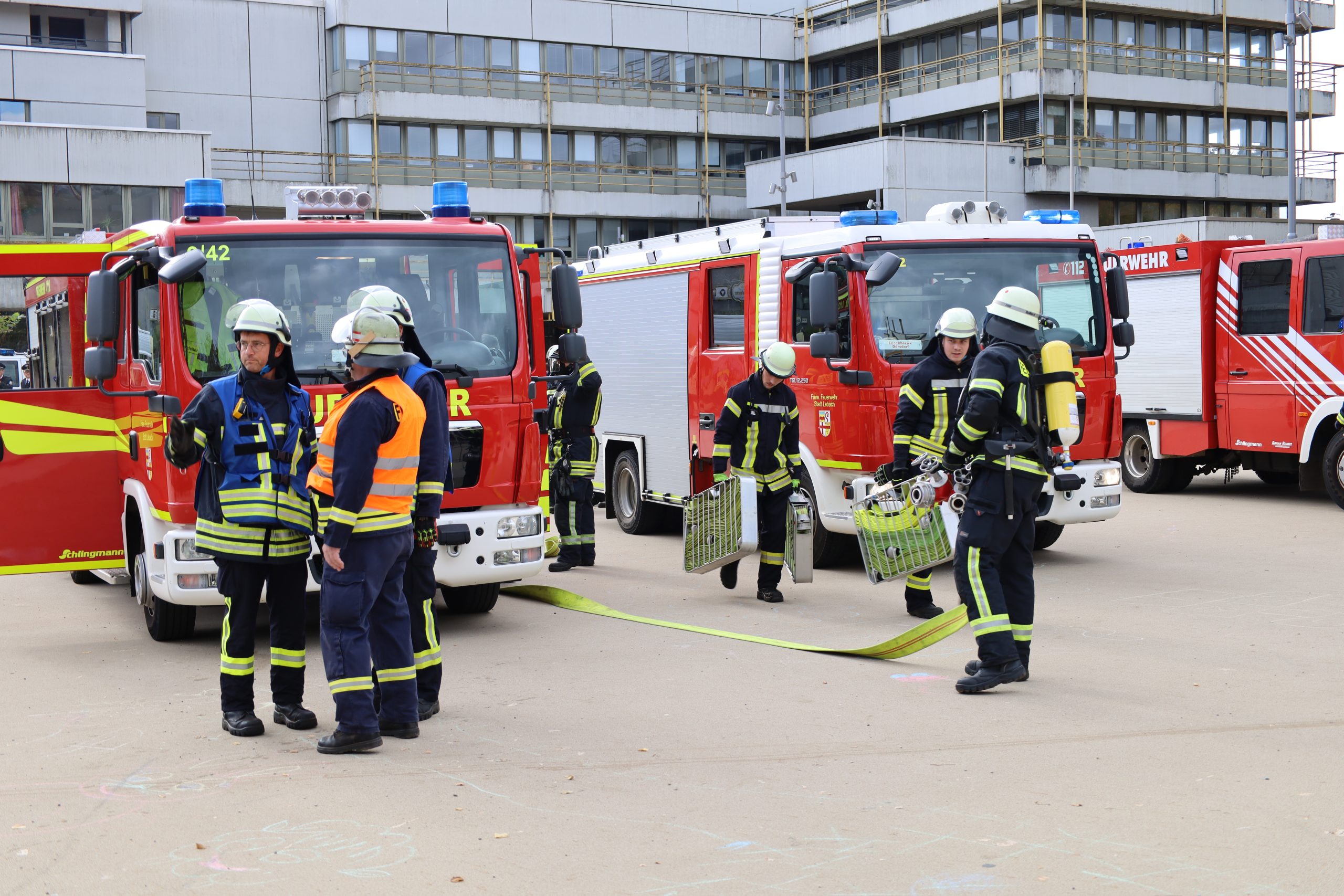 Jahreshauptübung der Feuerwehr Stadt Lebach