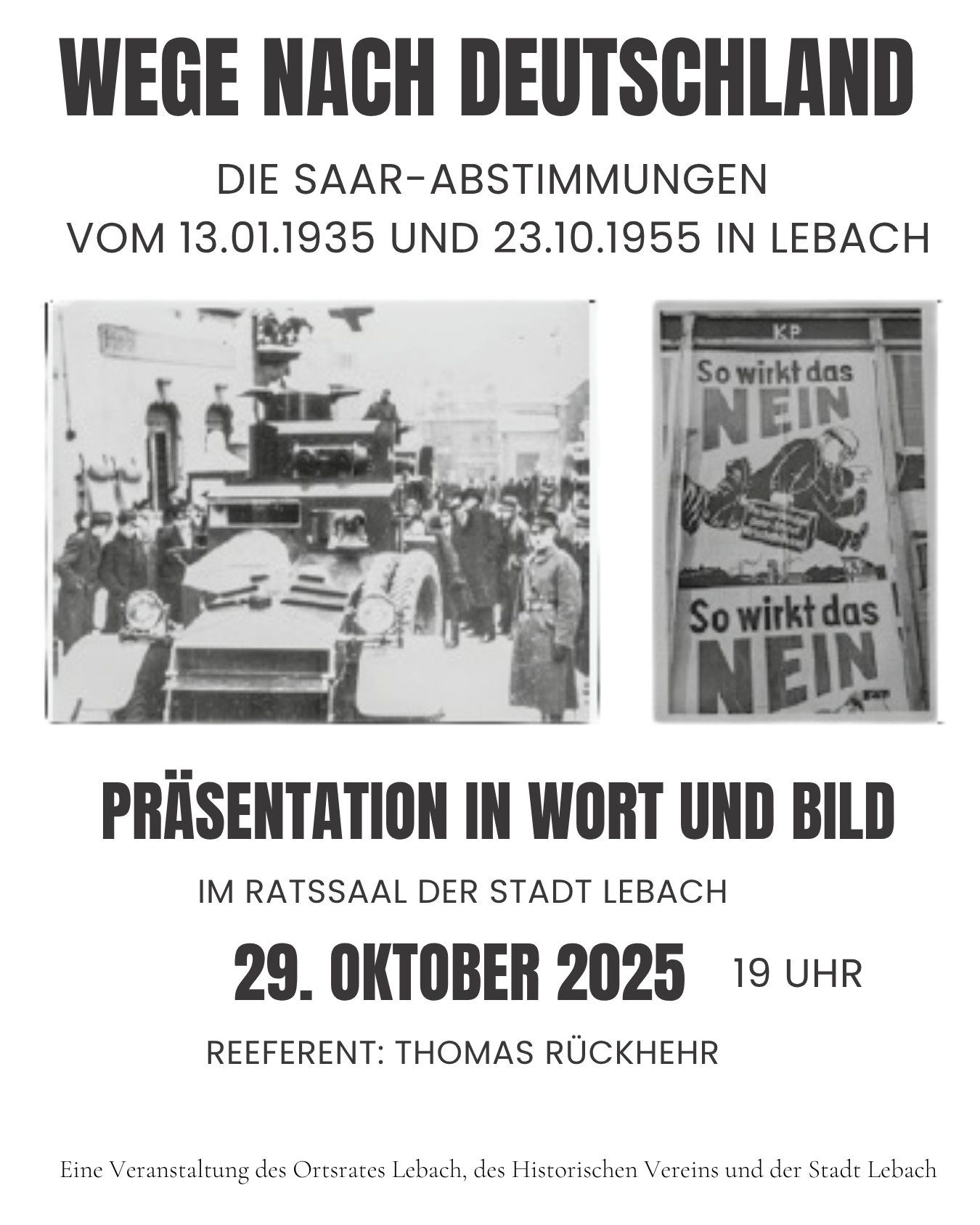 Saar-Abstimmung Lebach