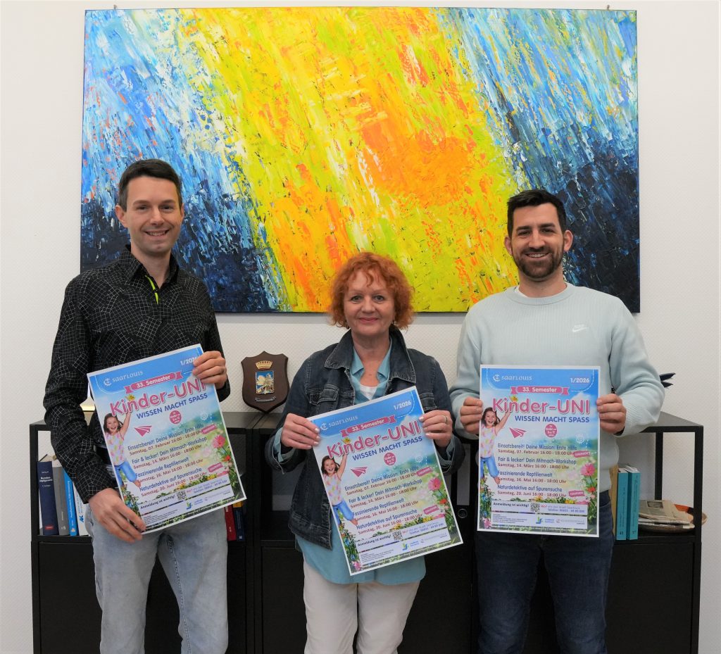 Von Lebensrettern und Waldläufern – Kinder-UNI Saarlouis stellt neues Programm vor