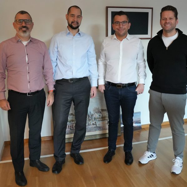 Saarlouis wird die Chance haben, Kernregion für Wasserstoff zu werden: Oberbürgermeister Marc Speicher im Austausch mit Geschäftsführern von Creos Deutschland