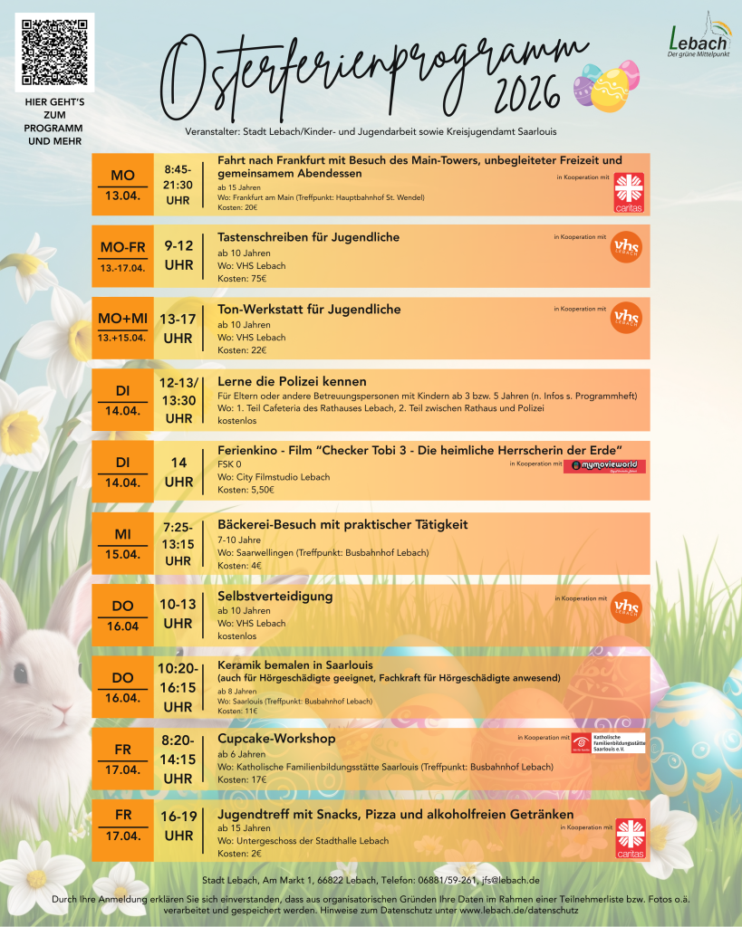 Osterprogramm 2026 Lebach