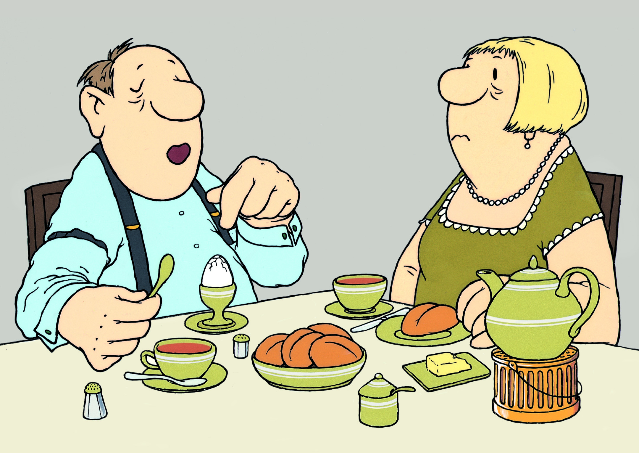 50NEU Das Frühstücksei