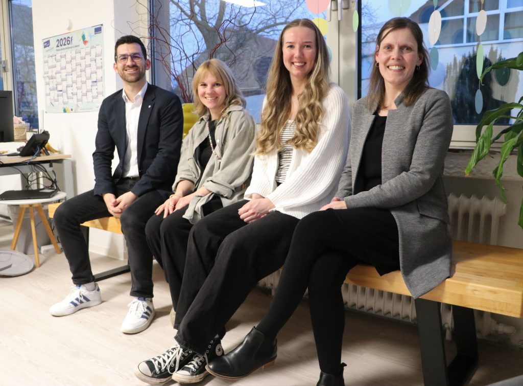  v.l.: Bürgermeister Carsten Quirin, Quartiersmanagerin für Fraulautern- Jessica Fischer, Quartiersmanagerin