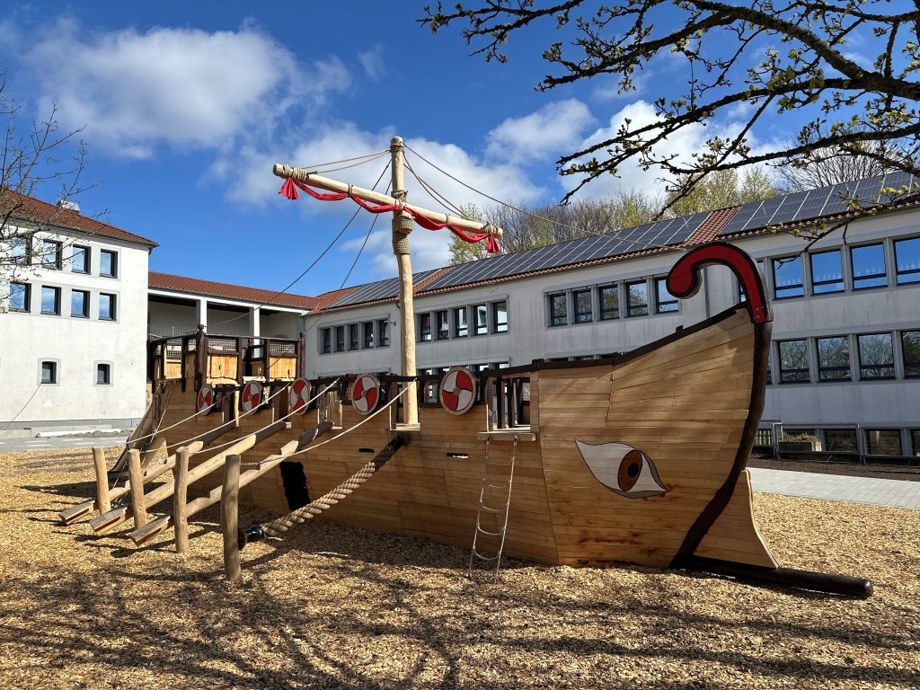 Erlebnistag auf dem Schulhof der Römerbergschule Saarlouis-Roden