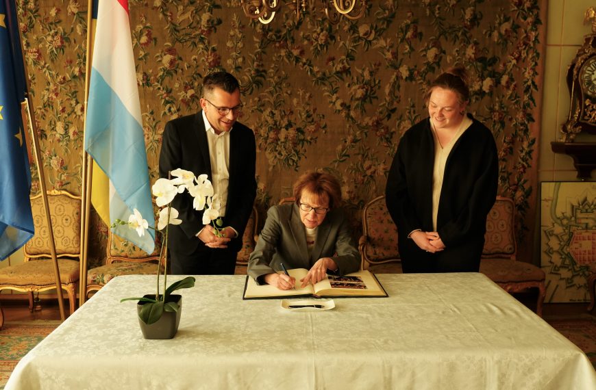 Europastadt Saarlouis: Luxemburgische Botschafterin Dr. Heike Peitsch zu Gast im Rathaus
