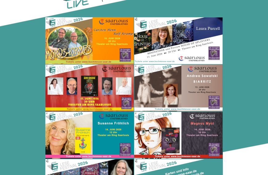 Buchmesse Saar Festival 2026: Fünf Tage voller Literatur, Hörspielkunst und Begegnungen in Saarlouis im Theater am Ring