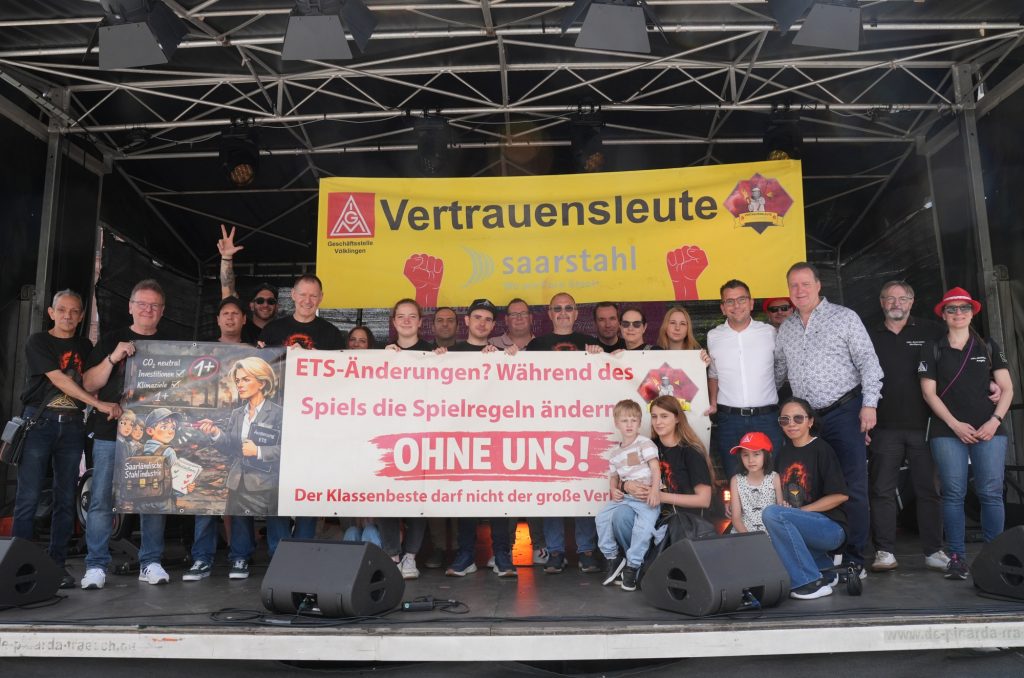 OB Marc Speicher unterstützt Betriebsräte: „Stahl ist Zukunft!“