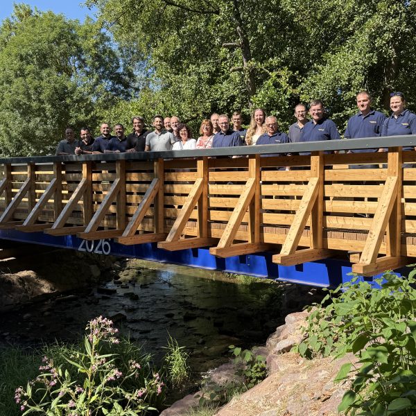 Schwarze Brücke im Ellbachtal: Nach THW-Neubau offiziell eingeweiht
