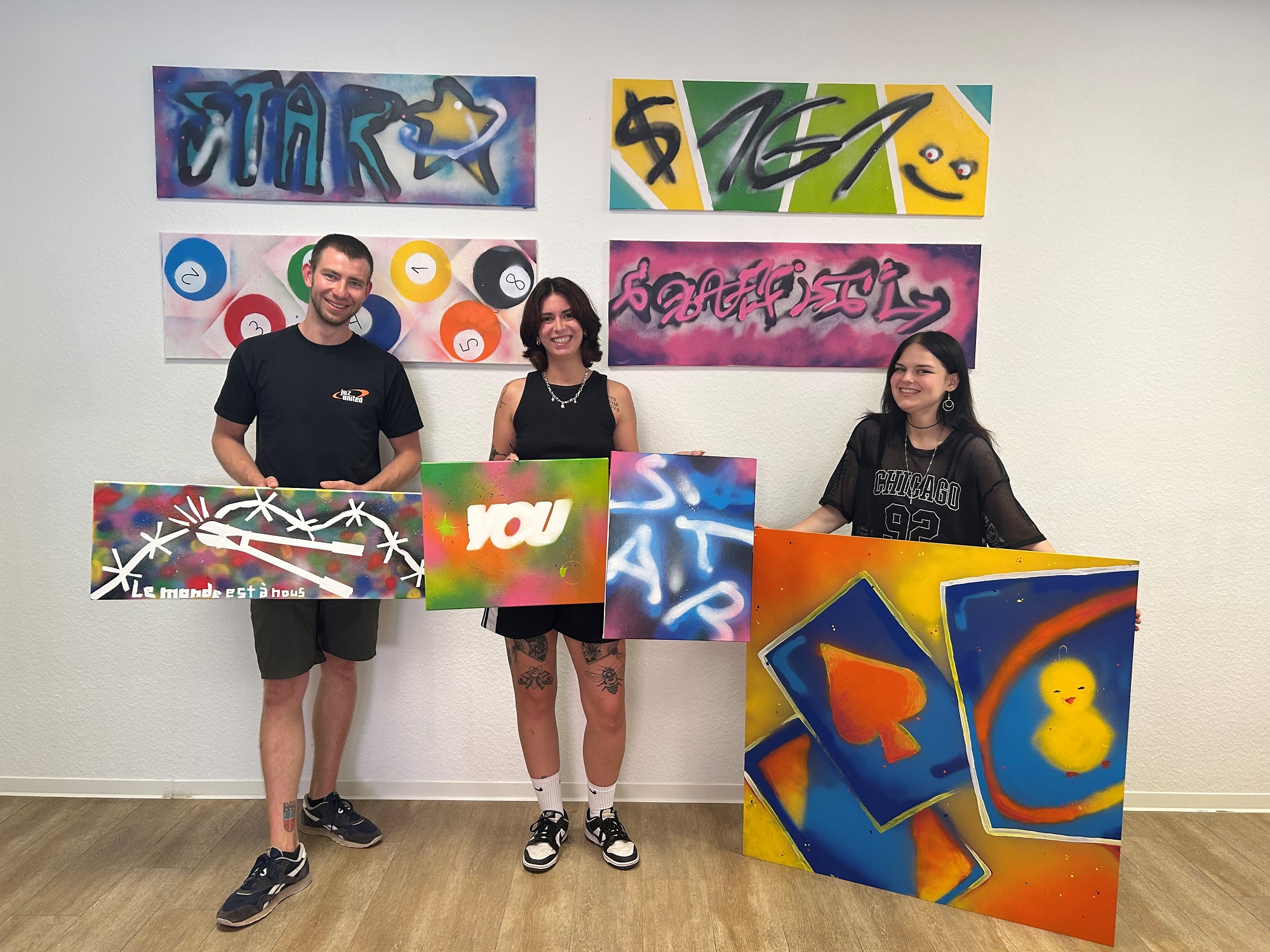 Graffitis-Aktion im Jugendtreff