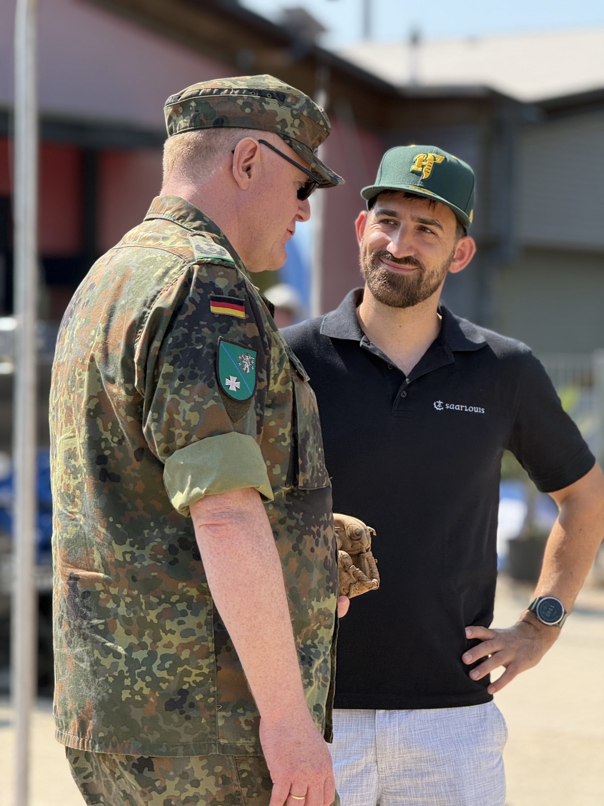 Einsatzkräfte präsentieren ihre Arbeit bei den Saarlouis Hornets