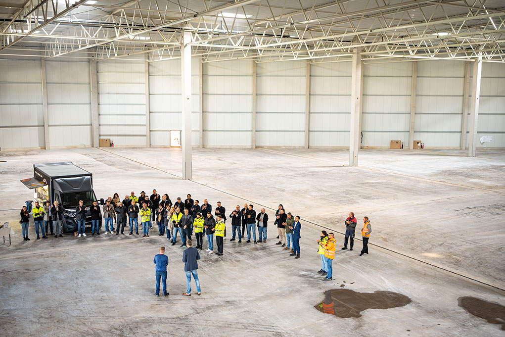 Das Richtfest im neuen Logistikzentrum