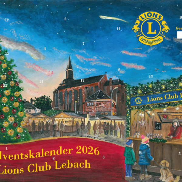 Helfen und Gewinnen. Adventskalender des Lions Club mit 250 Gewinnen im Gesamtwert von 10.000 Euro 